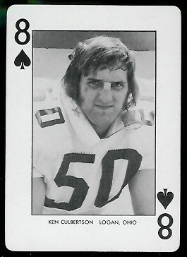 Ken Culbertson - 1974 West Virginia Playing Cards #8S - nm+