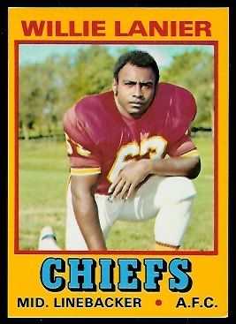 Willie Lanier - 1974 Wonder Bread #14 - ex