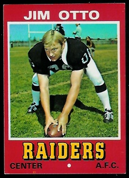 Jim Otto - 1974 Wonder Bread #16 - ex+