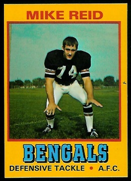 Mike Reid - 1974 Wonder Bread #20 - ex+