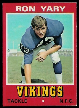 Ron Yary - 1974 Wonder Bread #30 - exmt