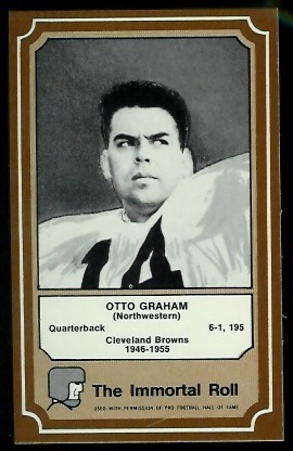 Otto Graham - 1975 Fleer Immortal Roll #27 - nm-mt