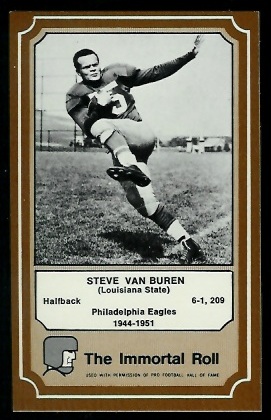 Steve Van Buren - 1975 Fleer Immortal Roll #47 - nm-mt oc