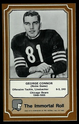 George Connor - 1975 Fleer Immortal Roll #59 - nm-mt oc