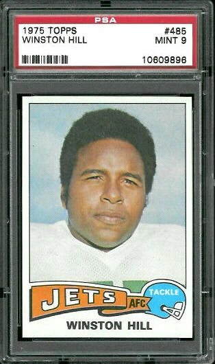 Winston Hill - 1975 Topps #485 - PSA 9