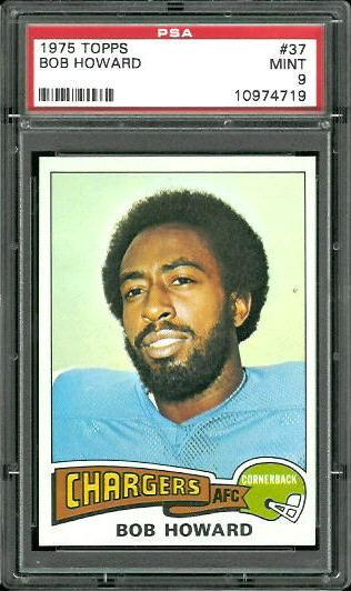 1975 Topps #37 - Howard - PSA 9