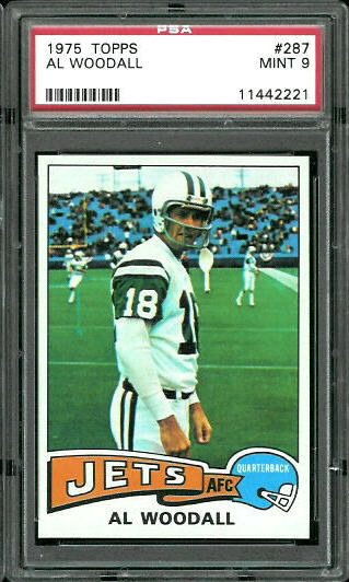 Al Woodall - 1975 Topps #287 - PSA 9