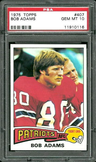 Bob Adams - 1975 Topps #407 - PSA 10
