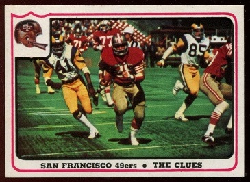 1976 Fleer Team Action #49 - San Francisco 49ers - The Clues - nm+