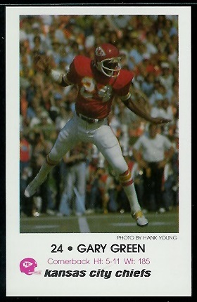 1979 Chiefs Police #3 - Gary Green - nm-mt