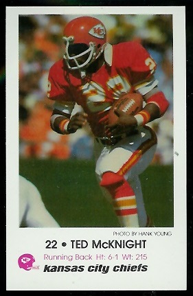 1979 Chiefs Police #6 - Ted McKnight - nm-mt