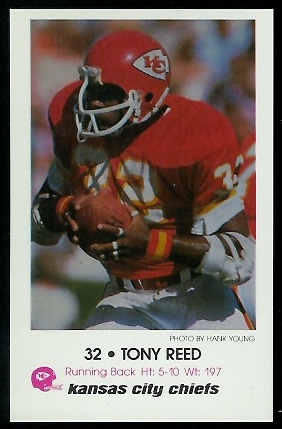 1979 Chiefs Police #7 - Tony Reed - nm-mt