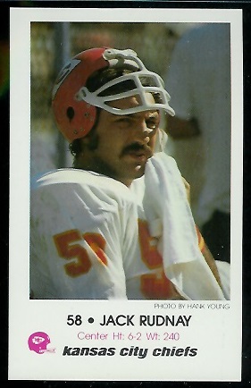 1979 Chiefs Police #8 - Jack Rudnay - nm-mt