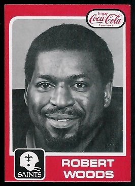 1979 Coke Saints #28 - Robert Woods - nm