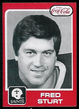 1979 Coke Saints #31 - Fred Sturt - nm-mt