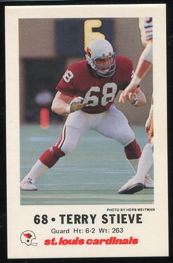 1980 Cardinals Police #12 - Terry Stieve - mt