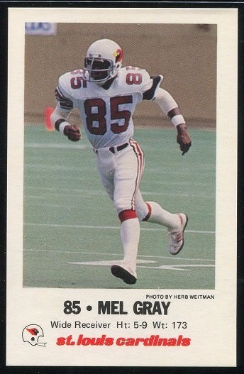 1980 Cardinals Police #6 - Mel Gray - nm-mt