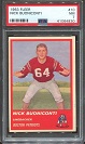 1963 Fleer Nick Buoniconti football card