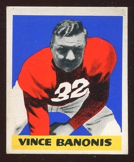 1948 Leaf #8B - Vince Banonis - ex