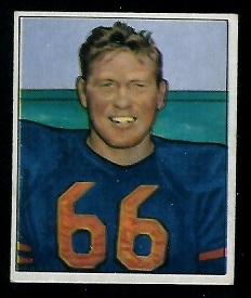 1950 Bowman #28 - Bulldog Turner - ex