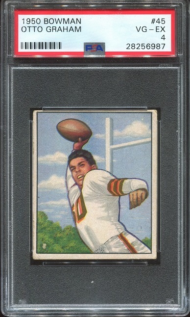 1950 Bowman #45 - Otto Graham - PSA 4