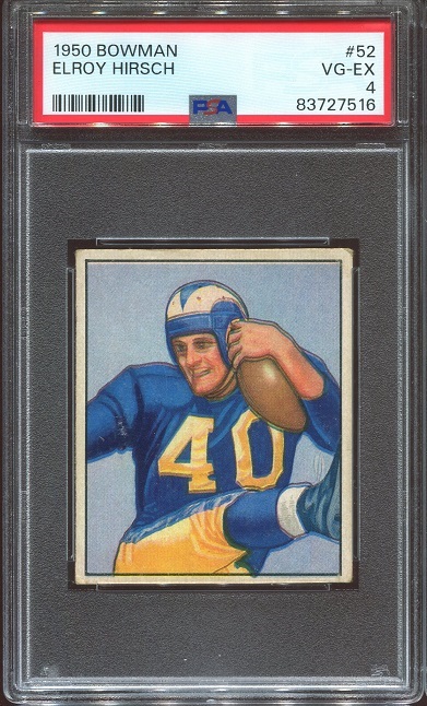 1950 Bowman #52 - Elroy Hirsch - PSA 4