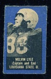 1950 Topps Felt Backs #49 - Melvin Lyle - vg+