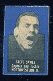 1950 Topps Felt Backs #72 - Steve Sawle - Vg-ex