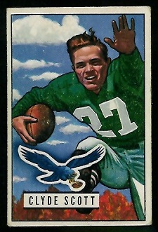 1951 Bowman #120 - Clyde Scott - vg