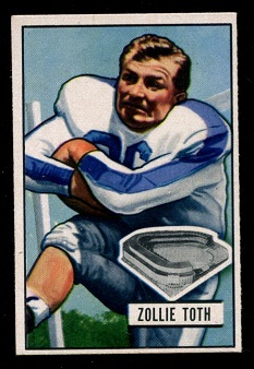 1951 Bowman #45 - Zollie Toth - exmt