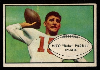 1953 Bowman #3 - Babe Parilli - exmt