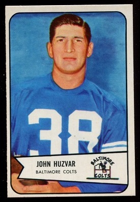 1954 Bowman #2 - John Huzvar - nm