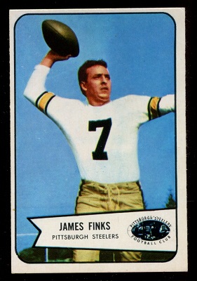 1954 Bowman #61 - Jim Finks - exmt