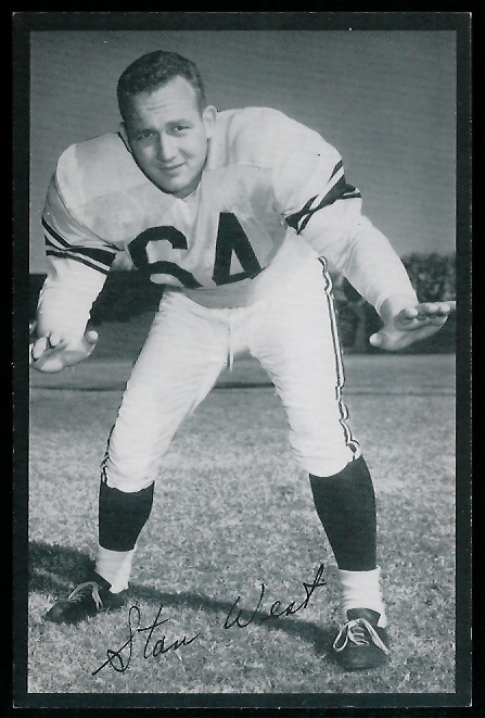 1954 Rams Team Issue #34 - Stan West - nm