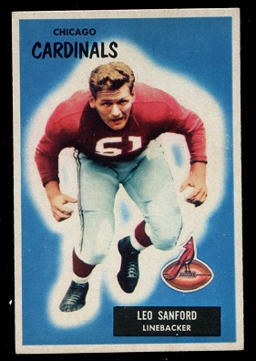 1955 Bowman #123 - Leo Sanford - nm