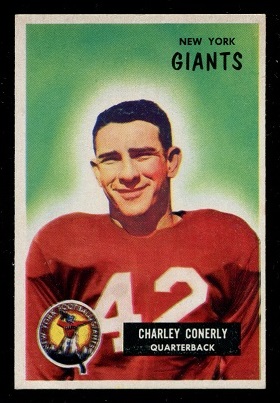 1955 Bowman #16 - Charley Conerly - ex