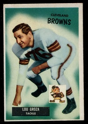 1955 Bowman #37 - Lou Groza - ex