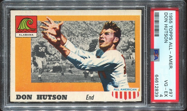 1955 Topps All-American #97 - Don Hutson - PSA 4