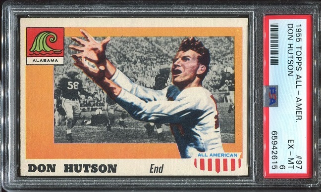 1955 Topps All-American #97 - Don Hutson - PSA 6