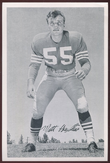 1956 49ers Team Issue #11 - Matt Hazeltine - nm