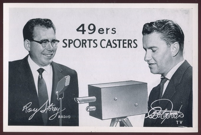 1956 49ers Team Issue #31 - 49ers Sportscasters - nm