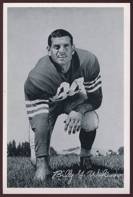 1956 49ers Team Issue #36 - Billy Wilson - exmt