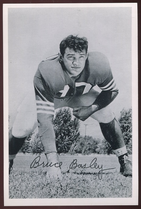 1956 49ers Team Issue #6 - Bruce Bosley - nm