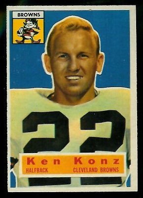 1956 Topps #33 - Ken Konz - exmt