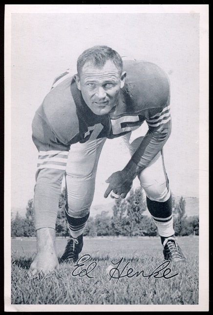 1957 49ers Team Issue #17 - Ed Henke - ex