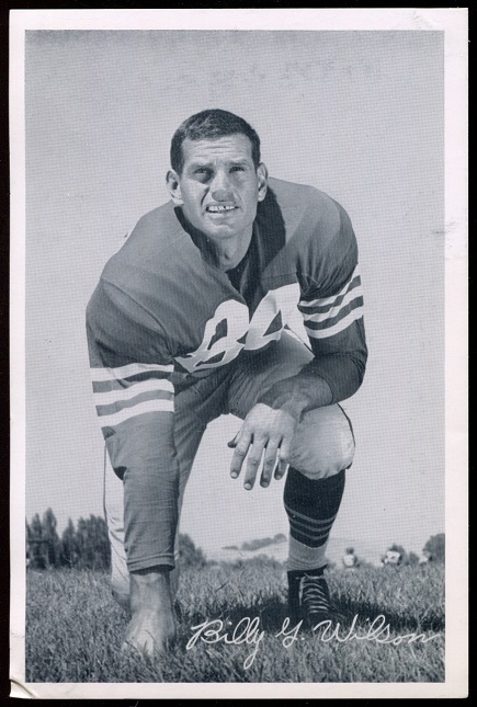 1957 49ers Team Issue #42 - Billy Wilson - vg-ex