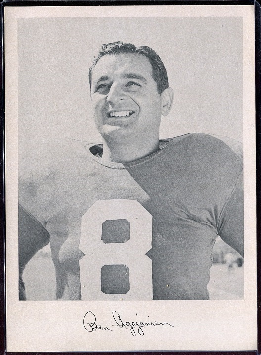 1957 Giants Team Issue #1 - Ben Agajanian - exmt
