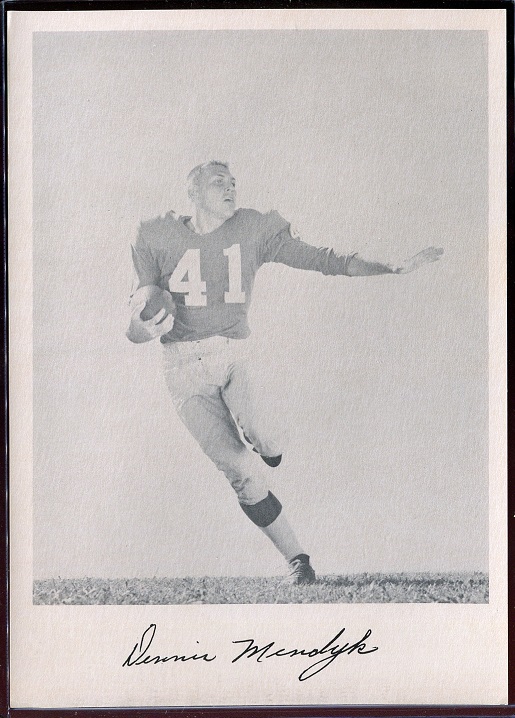 1957 Giants Team Issue #19 - Dennis Mendyk - ex
