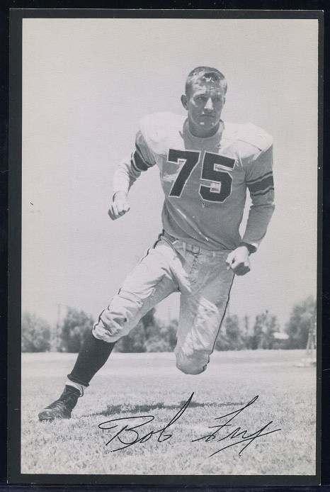 1957 Rams Team Issue #11 - Bob Fry - exmt