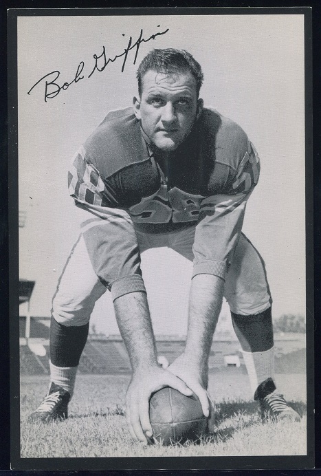 1957 Rams Team Issue #14 - Bob Griffin - exmt
